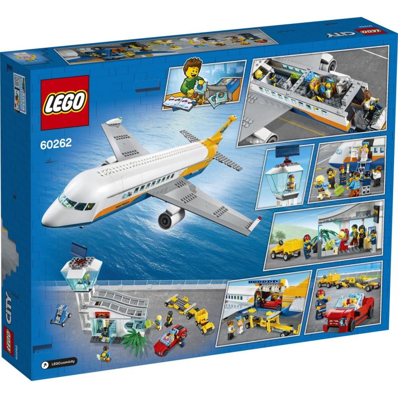 LEGO%20City%20Yolcu%20Uçağı%2060262%20Yapım%20Seti%20669%20Parça