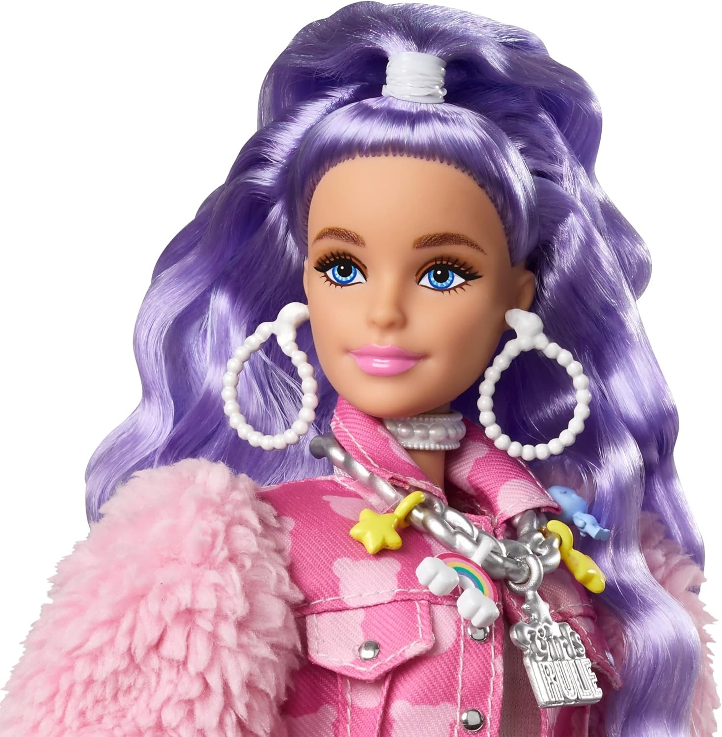Barbie%20Extra%20Mor%20Saçlı%20Bebek%20GXF08