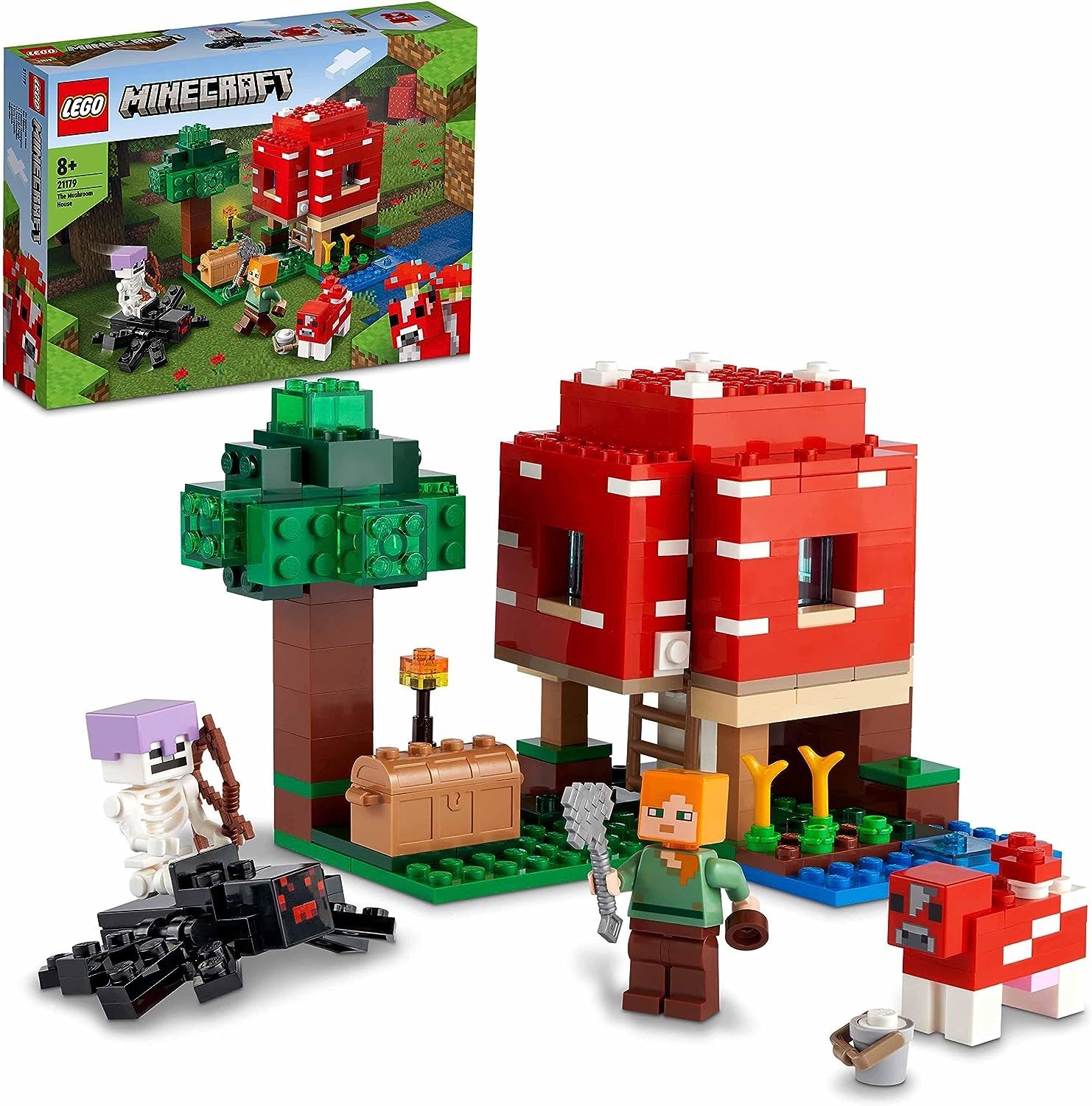 LEGO®%20Minecraft®%20Mantar%20Evi%2021179