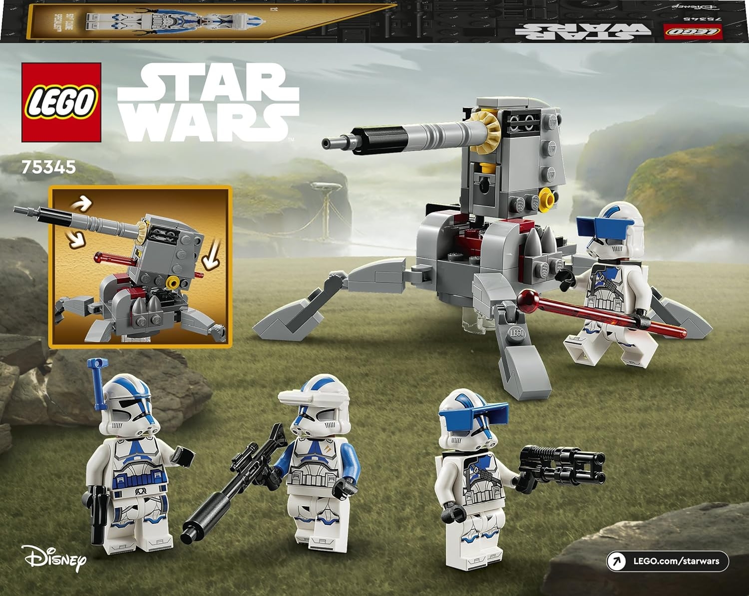 LEGO®%20Star%20Wars#%20501.%20Klon%20Trooperlar%20Savaş%20Paketi%2075345