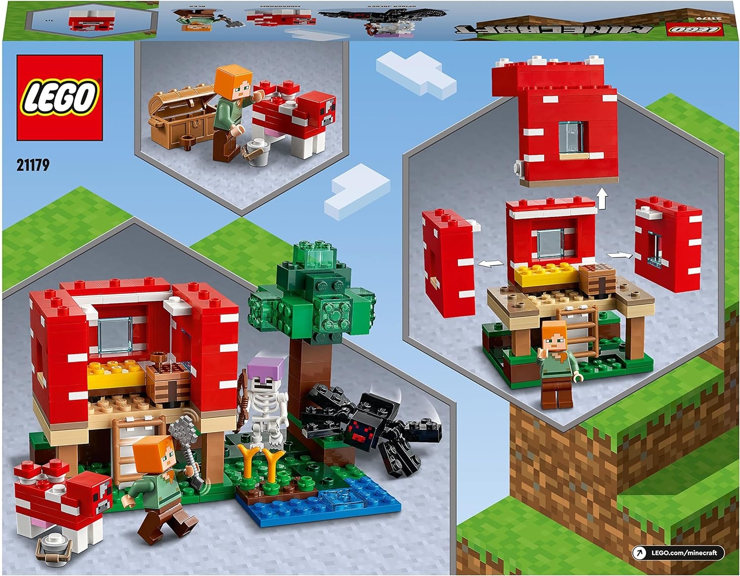 LEGO®%20Minecraft®%20Mantar%20Evi%2021179