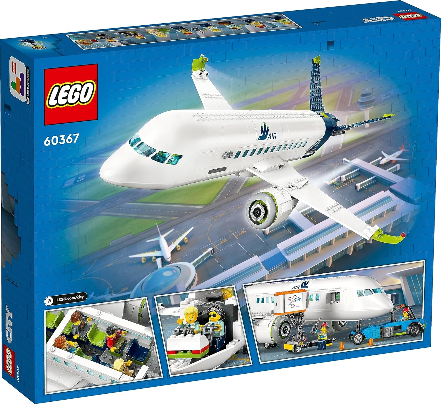 LEGO®%20City%20Yolcu%20Uçağı%2060367%20