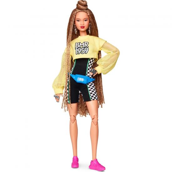 BMR1959 Koleksiyon Barbie Bebeği, Şortlu - Uzun Saçlı GHT91