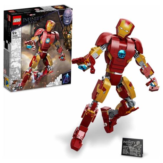 LEGO Marvel Iron Man Figürü 76206 - 9 yaş ve Üzeri Süper Kahraman Seven Çocuklar için Koleksiyonluk Yaratıcı Oyuncak Yapım Seti (381 Parça)