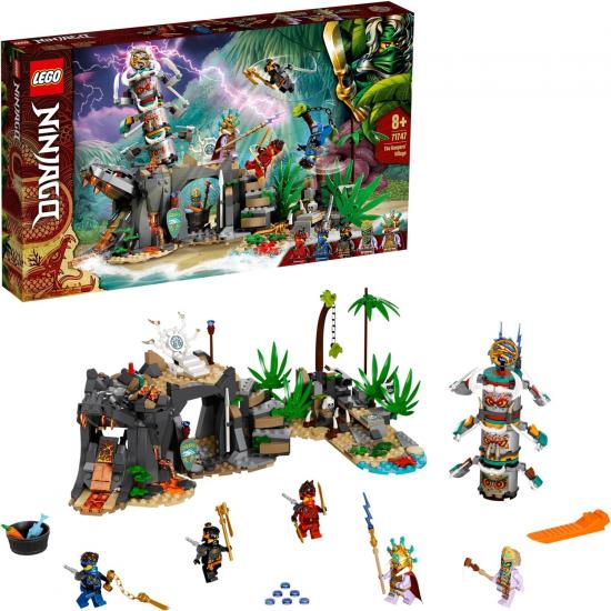 LEGO® NINJAGO® Bekçiler Köyü 71747 Yapım Seti; NINJAGO Cole Jay ve Kai’yi İçeren Ninja Oyun Seti (632 Parça)