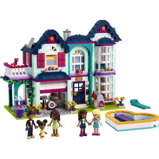 LEGO® Friends Andrea’nın Aile Evi 41449 Yapım Seti; Mini Bebek Oyun Seti, 6 Yaşında Yaratıcı Çocuklar için Harika bir Hediye (802 Parça)