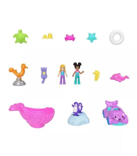 Polly Pocket Pollyville Eğlenceli Akvaryum Oyun Seti HKW15