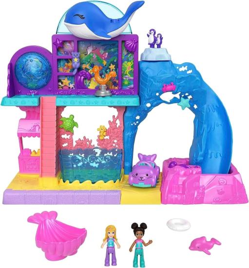 Polly Pocket Pollyville Eğlenceli Akvaryum Oyun Seti HKW15