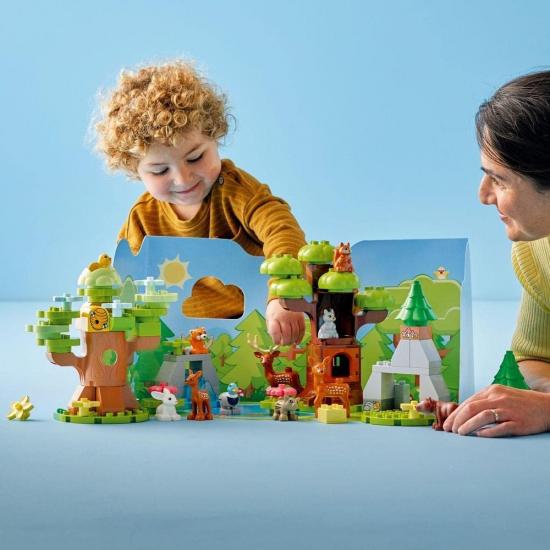 LEGO® DUPLO® Vahşi Avrupa Hayvanları 10979 - 2 Yaş ve Üzeri Çocuklar için Orman Hayvanları Oyuncak Yapım Seti (85 Parça)