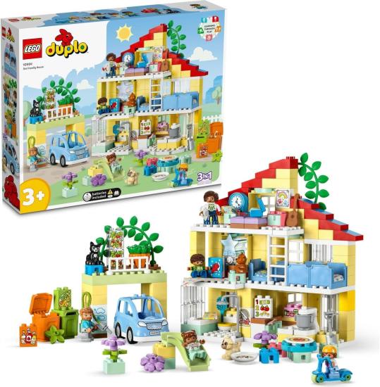LEGO® DUPLO® Kasabası 3’ü 1 Arada Aile Evi 10994