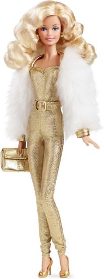 Barbie Golden Dream Superstar Metalik Altın Koleksiyon Bebeği DGX88