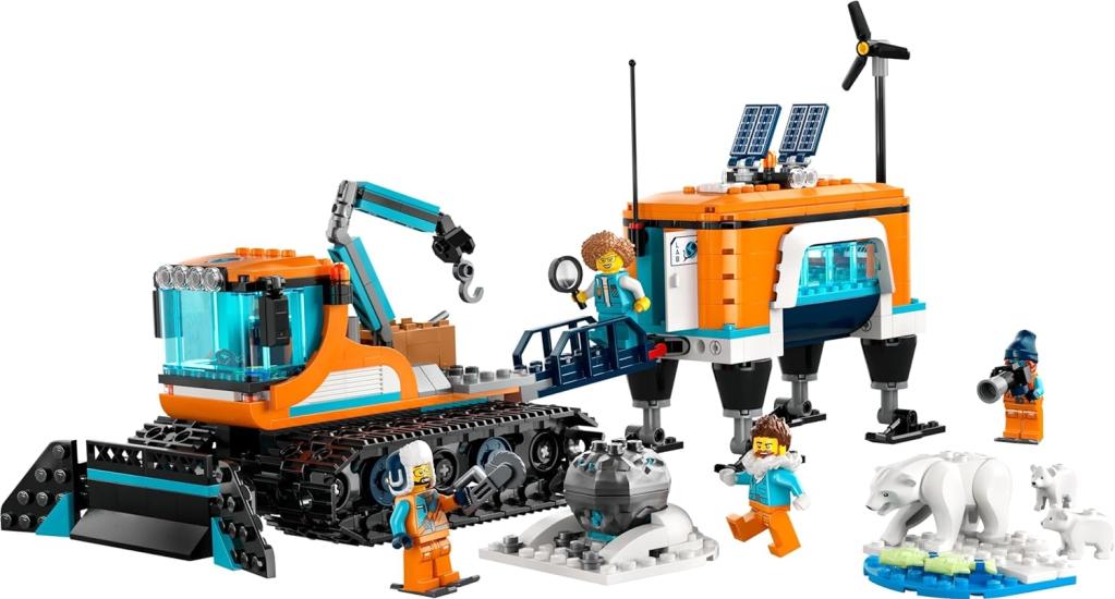 LEGO City Kutup Keşif Kamyonu ve Mobil Laboratuvarı 60378 - 9 Yaş ve Üzeri Çocuklar için Yaratıcı Oyuncak Yapım Seti