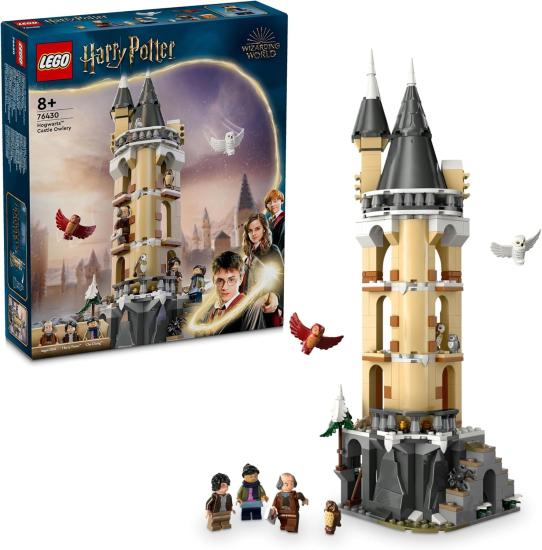 LEGO® Harry Potter Hogwarts Şatosu Baykuşhanesi 76430-8 Yaş ve Üzeri Harry Potter Hayranları için Baykuş Figürü İçeren Koleksiyonluk Yaratıcı Oyuncak Yapım Seti (364 Parça)