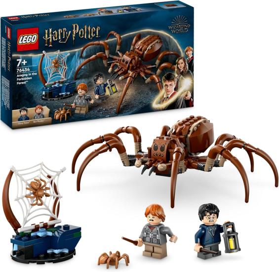 LEGO Harry Potter Aragog Yasak Ormanda 76434 - 7 Yaş ve Üzeri İçin Harry Potter ve Ron Weasley Minifigürleri ve Örümcek İçeren Yaratıcı Oyuncak Yapım Seti (195 Parça)