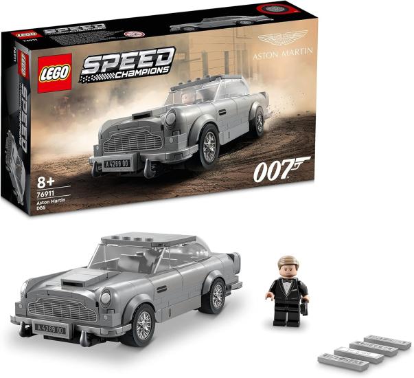LEGO® Speed Champions 007 Aston Martin DB5 76911 - 8 Yaş ve Üzeri Çocuklar ve Araba Tutkunları için James Bond™ Modeli Oyuncak Yapım Seti (298 Parça)