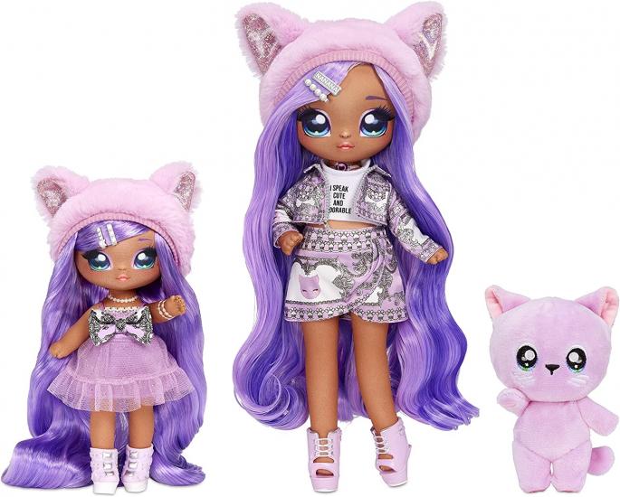 Na! Na! Na! Sürpriz Aile Lavanta Kedicik Ailesi Oyun Seti - Na! Na! Na! Surprise Family Lavender Kitty Family Playset