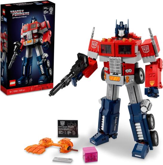 LEGO® Icons Optimus Prime 10302 - Yetişkinler için bir Transformers Efsanesi’nin Koleksiyonluk Model Yapım Seti (1508)