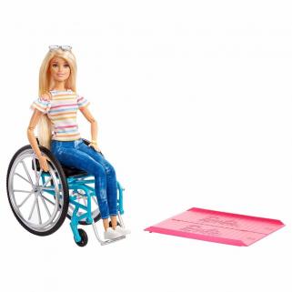 Barbie Tekerlekli Sandalyeli Bebek