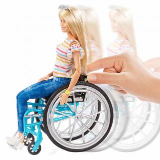 Barbie Tekerlekli Sandalyeli Bebek