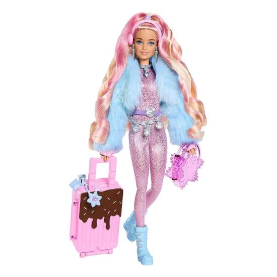 Barbie Extra Fly Seyahat Bebekleri Kar Temalı HPB16
